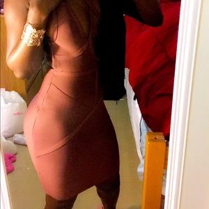 Backless bodycon dress